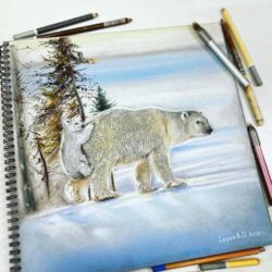 Мишки. В наличии, 30×30, сухая пастель, пастельные карандаши, пастельная бумага.
Без рамы. Цена 6500 ₽