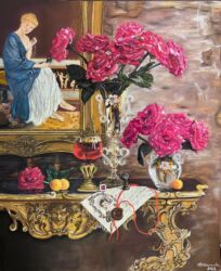 Подарочный натюрморт, Шальнова Н.В., 2023. Бумага-Sennelier Pastel Card, сухая пастель Sennelier , карандаши Conte a Pari, 50х70